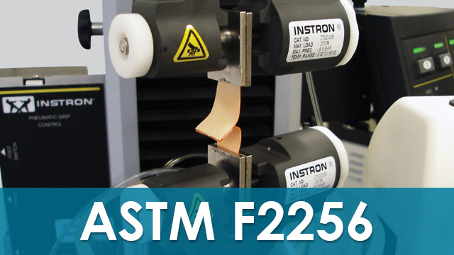 ASTM F2256 Strength Properties of Tissue Adhesives by T-Peel Testing