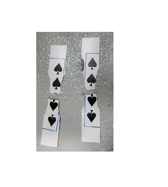 ISO 8256 Tensile Impact Tests on Playing Cards (PVC)