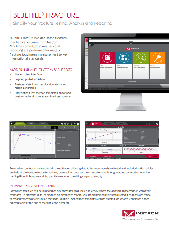 Bluehill Fracture Software