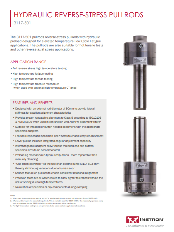 Hydraulic Reverse-Stress Pullrods