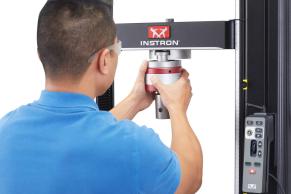 Operator Installing Load Cell with Quick-Mount Adapter